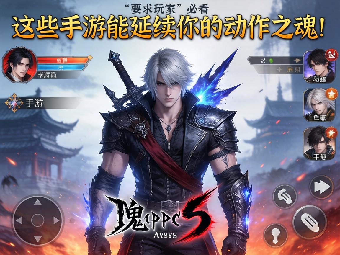 鬼泣5玩家必看，这些手游能延续你的动作之魂！