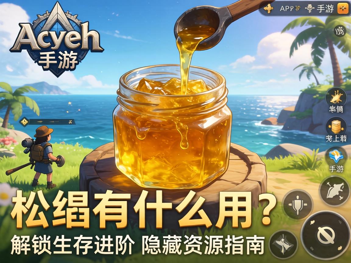 方舟手游松脂有什么用？解锁生存进阶的隐藏资源指南