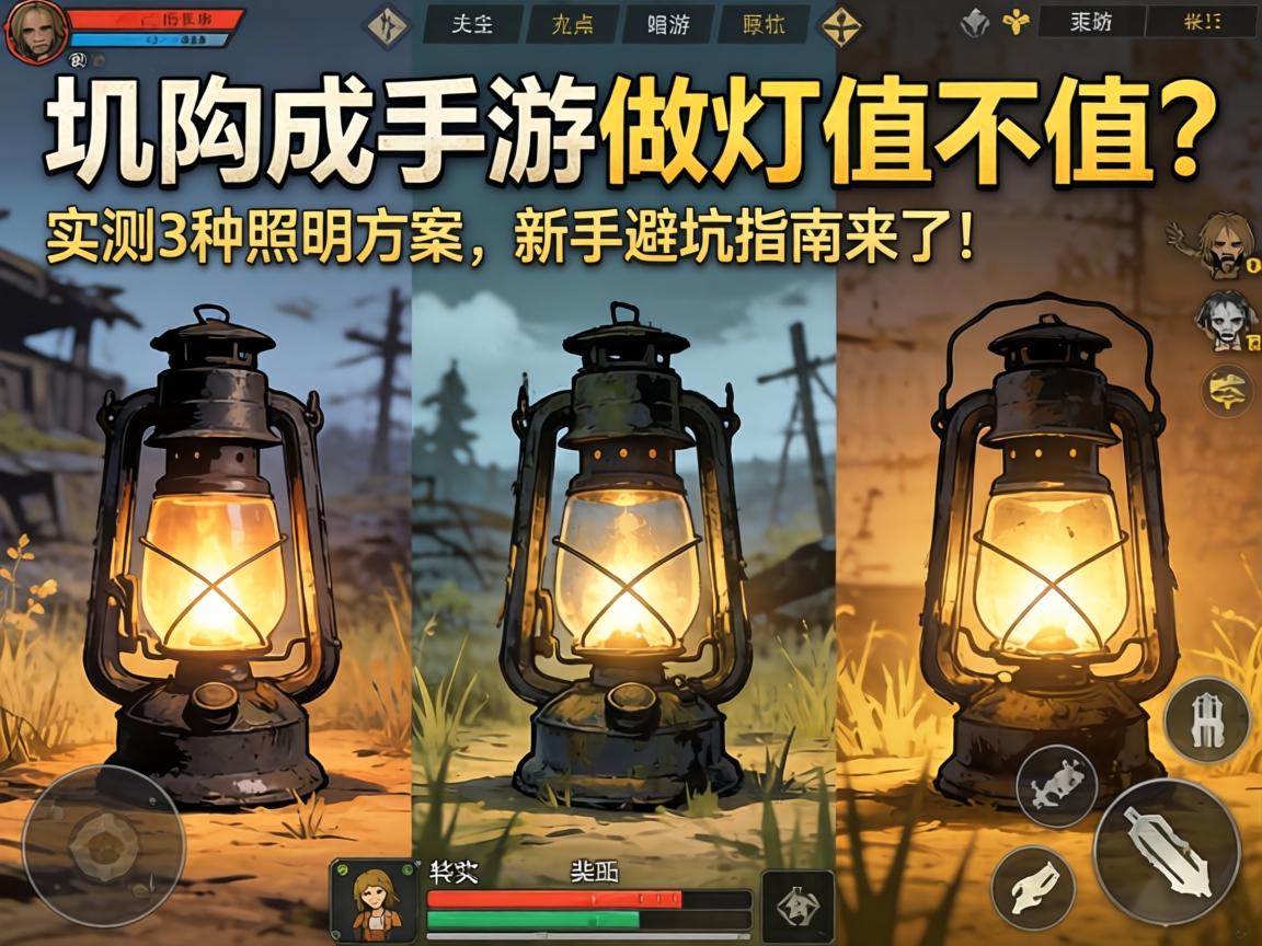 饥荒手游做灯值不值？实测3种照明方案，新手避坑指南来了！