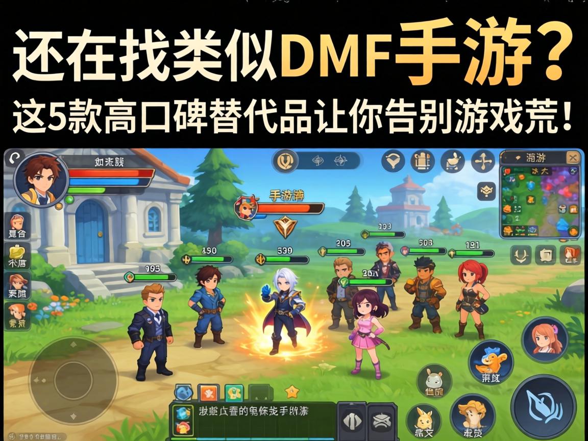 还在找类似DMF的手游？这5款高口碑替代品让你告别游戏荒！