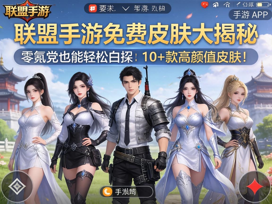 联盟手游免费皮肤大揭秘，零氪党也能轻松白嫖的10+款高颜值皮肤！
