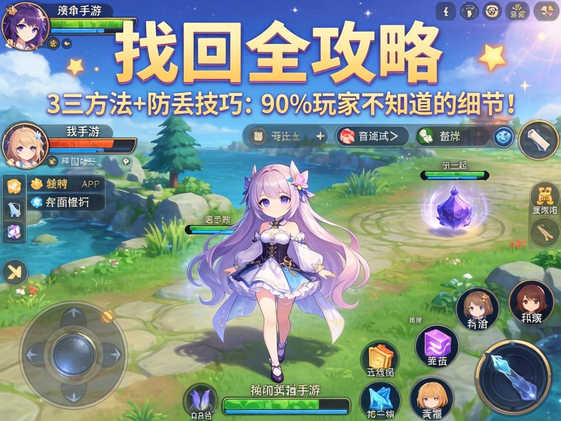 梦幻手游角色找回全攻略，3种方法+防丢技巧，90%玩家不知道的细节！