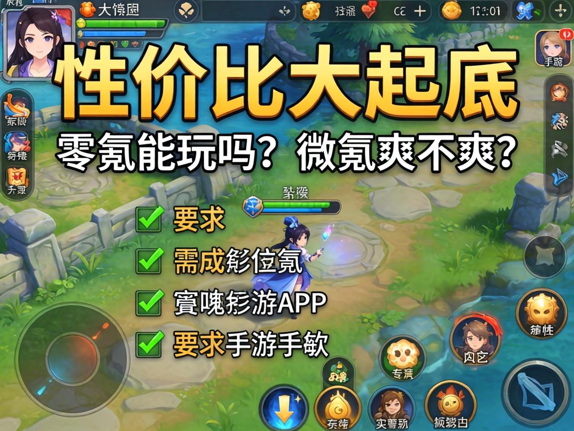 一、性价比大起底，零氪能玩吗？微氪爽不爽？