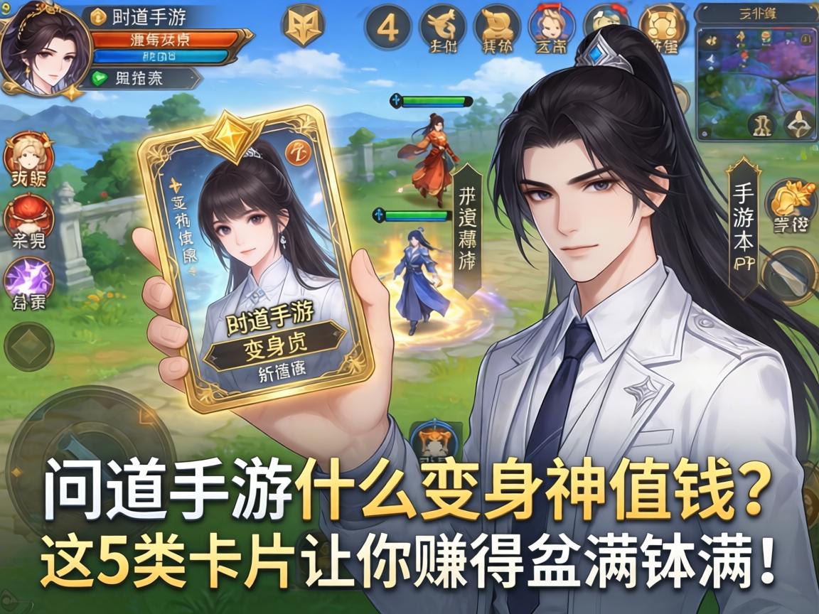 问道手游什么变身卡值钱？这5类卡片让你赚得盆满钵满！
