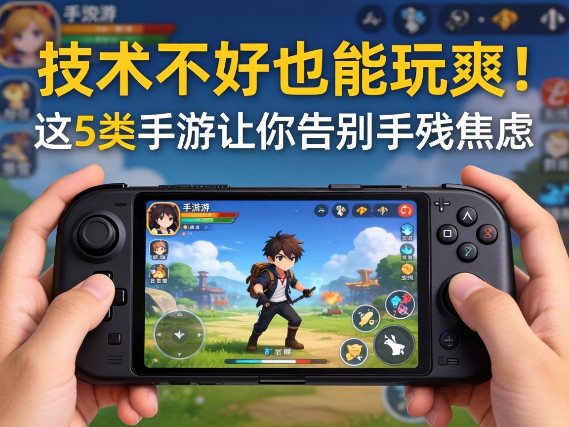 技术不好也能玩爽！这5类手游让你告别手残焦虑
