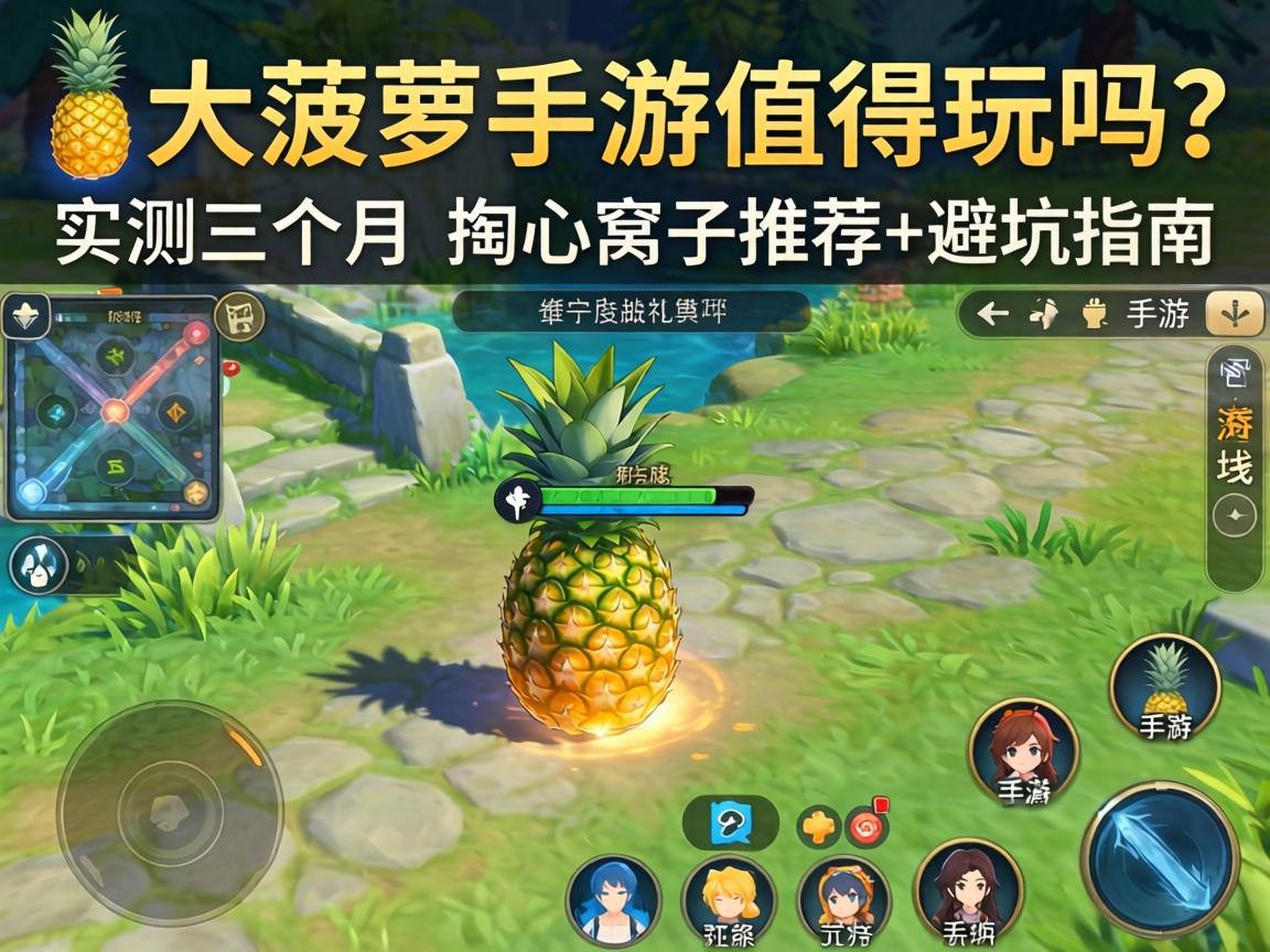 大菠萝手游值得玩吗？实测三个月的掏心窝子推荐+避坑指南