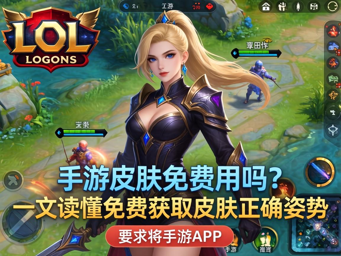 LOL手游皮肤免费用吗？一文读懂免费获取皮肤的正确姿势