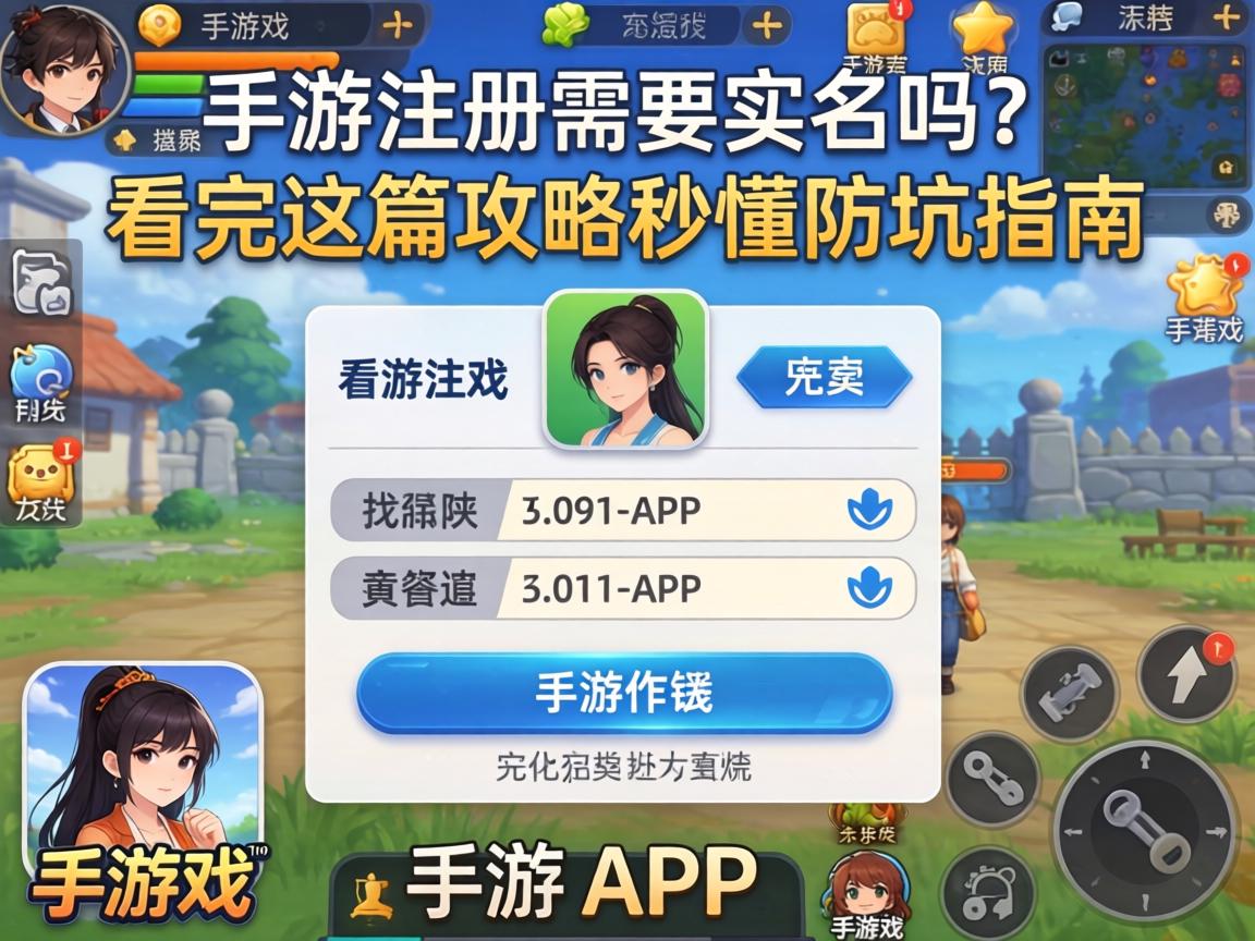 手游注册需要实名吗？看完这篇攻略秒懂防坑指南