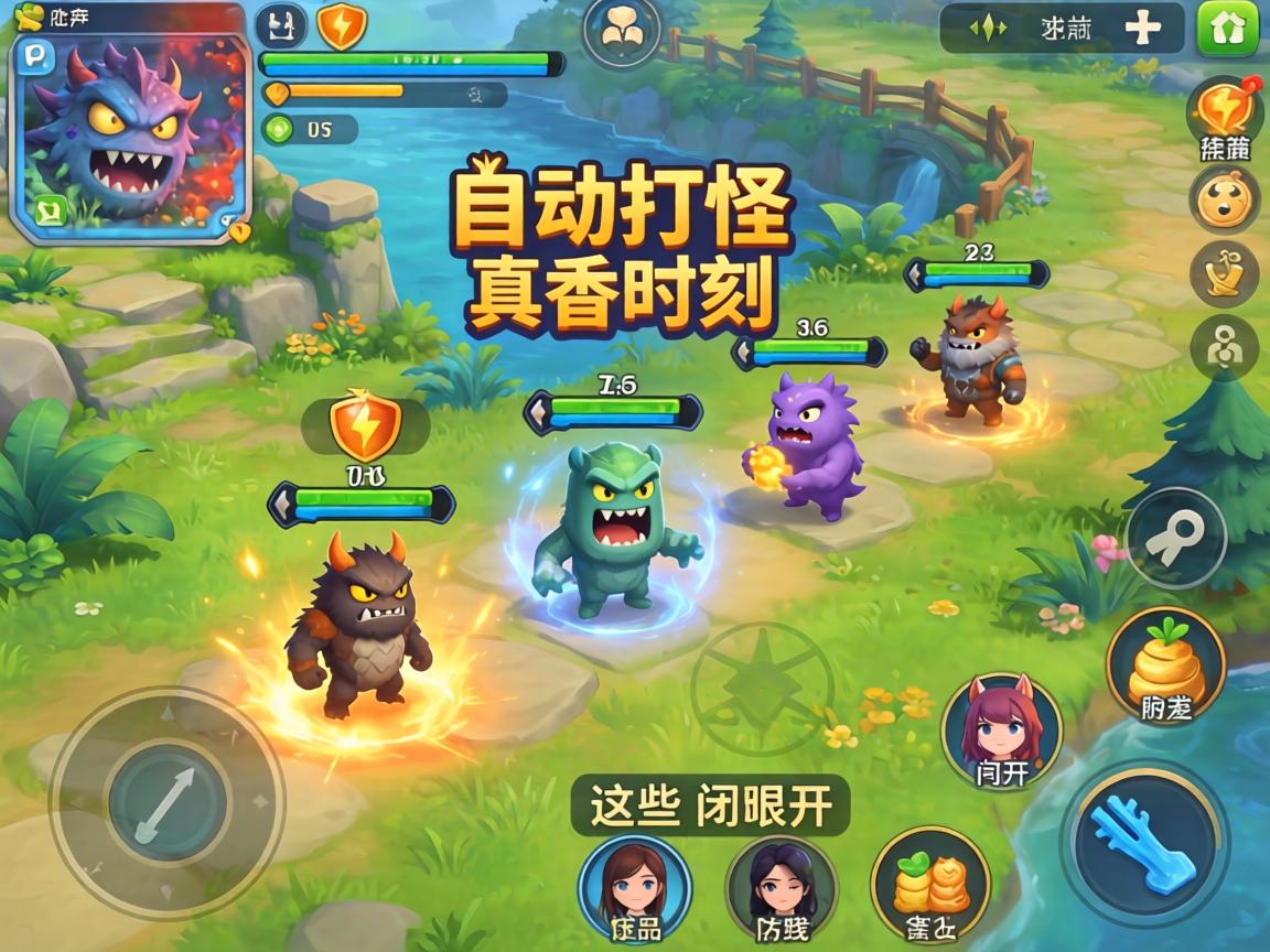 一、自动打怪的真香时刻，这些场景闭眼开