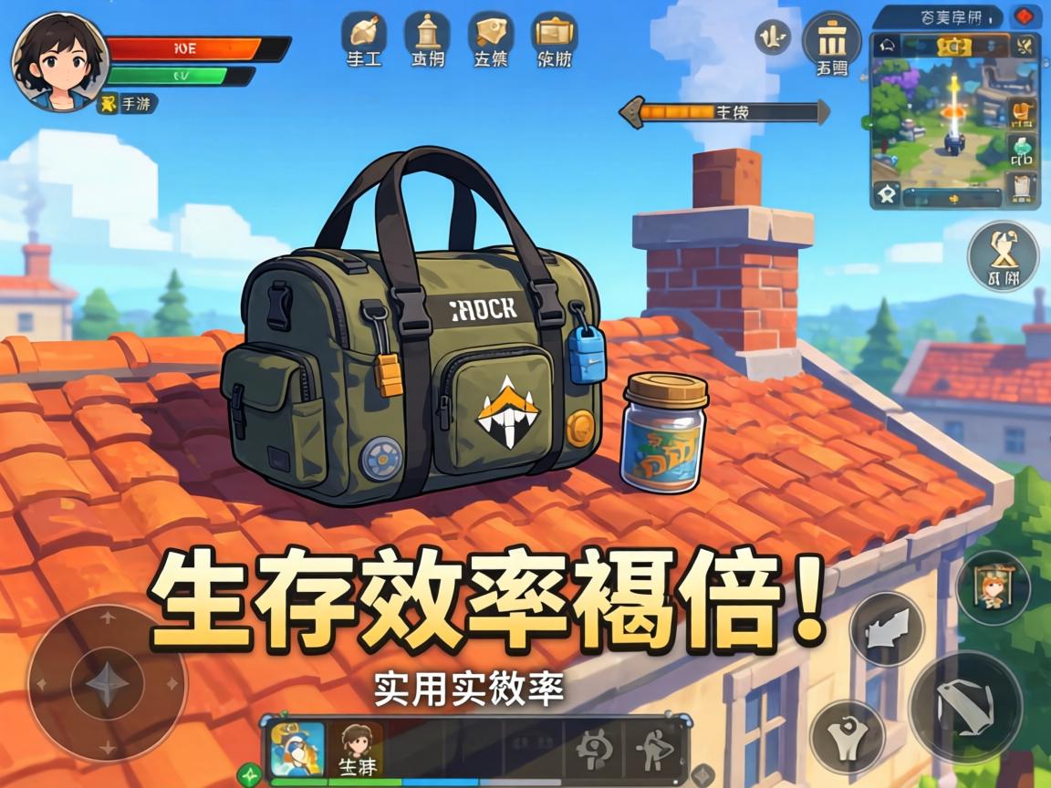 方舟手游屋顶大揭秘，这些实用物品放上去，生存效率翻倍！