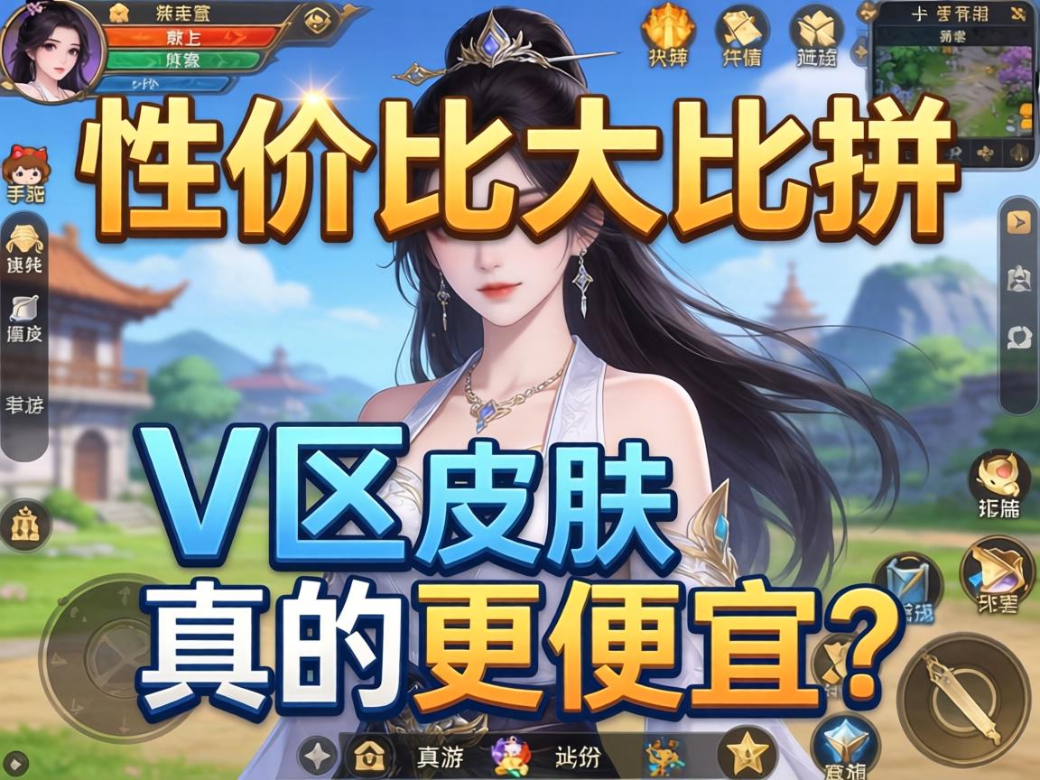 一、性价比大比拼，V区皮肤真的更便宜吗？
