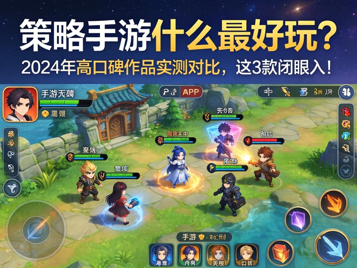 策略手游什么最好玩？2024年高口碑作品实测对比，这3款闭眼入！