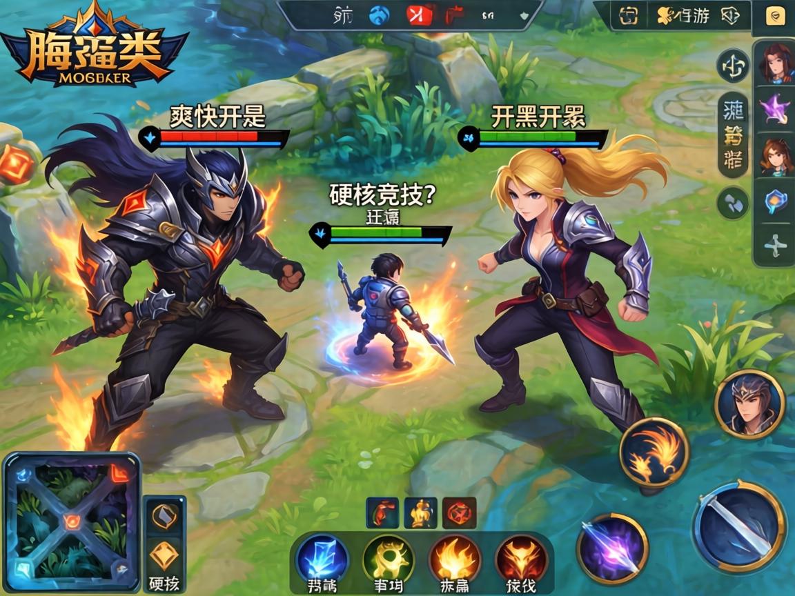 一、MOBA类，想爽快开黑还是硬核竞技？