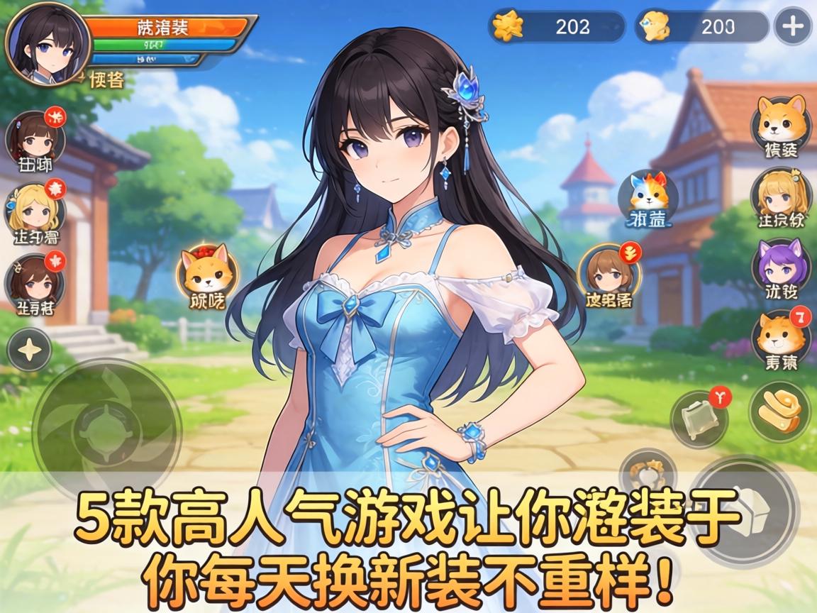 能换装的手游有哪些？这5款高人气游戏让你每天换新装不重样！