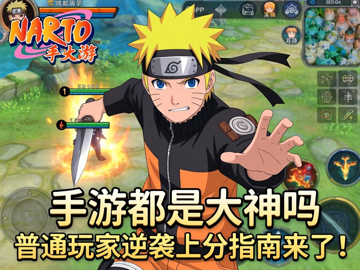 火影手游都是大神吗？普通玩家逆袭上分指南来了！