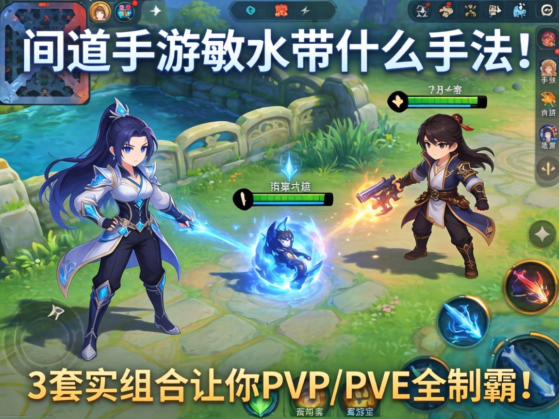 问道手游敏水带什么手法？这3套实战组合让你PVP/PVE全制霸！