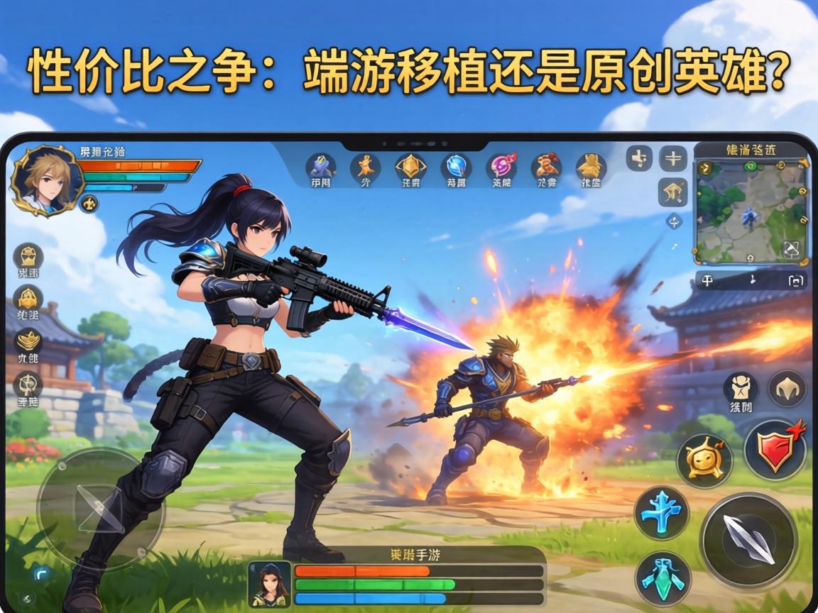 一、性价比之争，端游移植还是原创英雄？