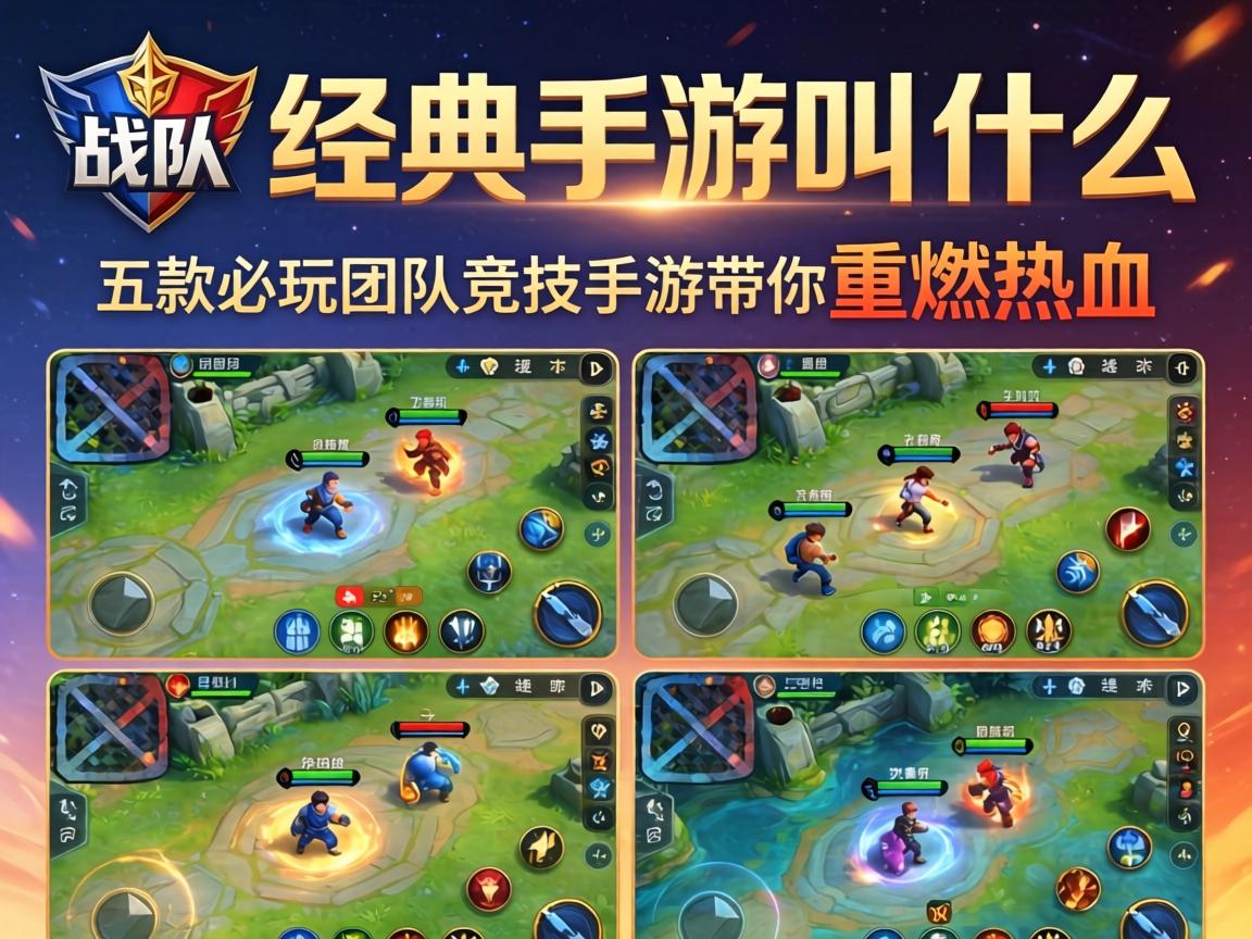 有战队的经典手游叫什么？这五款必玩团队竞技手游带你重燃热血