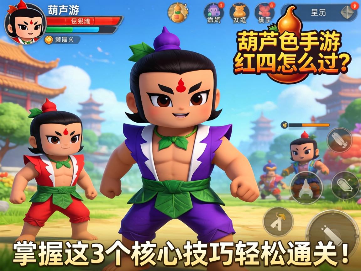 葫芦娃手游红四怎么过？掌握这3个核心技巧轻松通关！