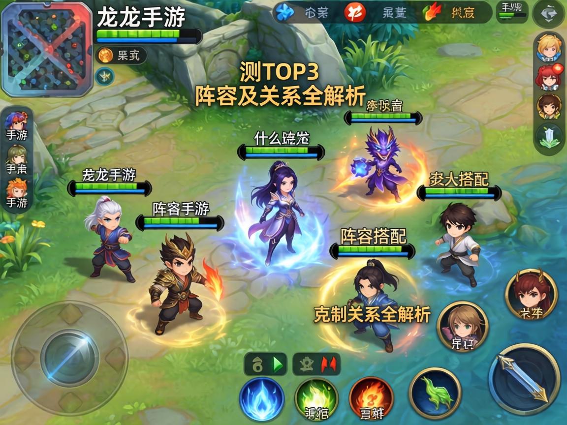 天龙手游什么阵容最好？实测TOP3阵容搭配及克制关系全解析