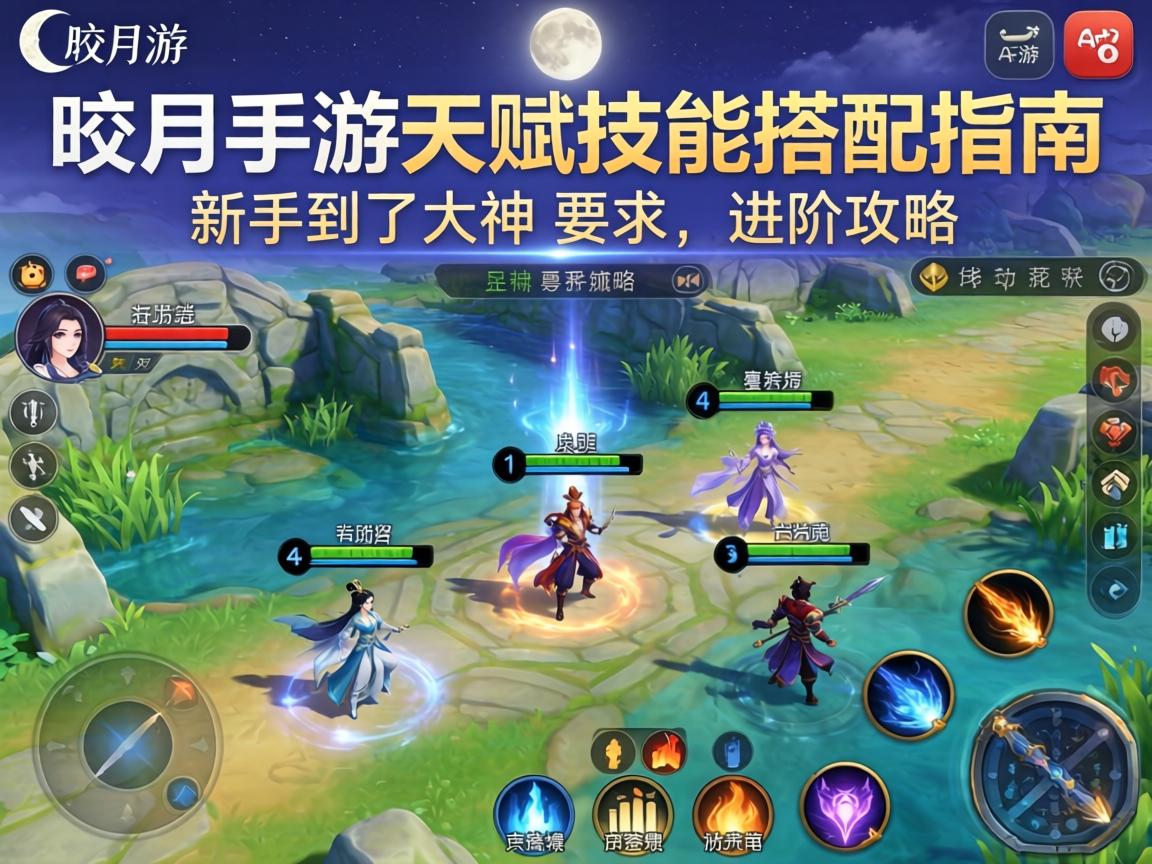 皎月手游天赋技能搭配指南，从新手到大神的进阶攻略