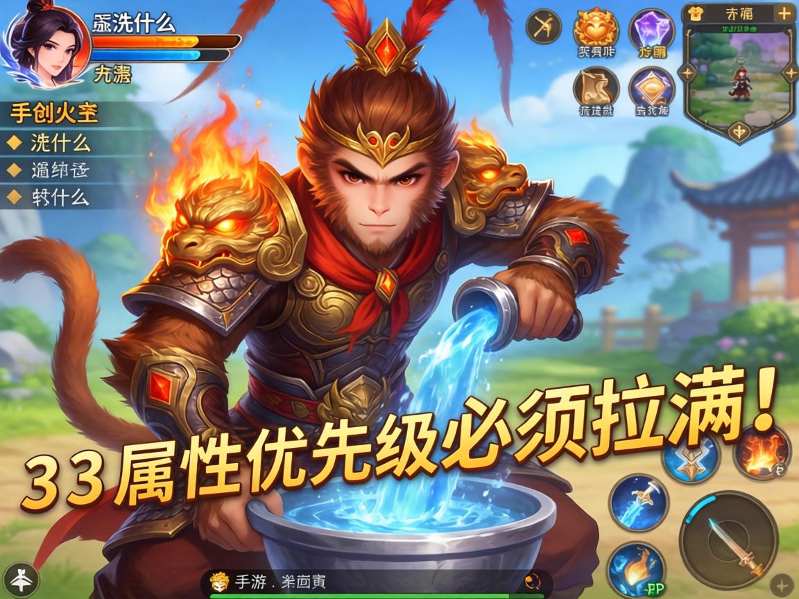 仙剑手游火猴王洗什么？这3个属性优先级必须拉满！