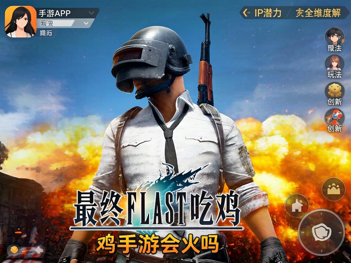 最终幻想吃鸡手游会火吗？从IP潜力到玩法创新的全维度解析