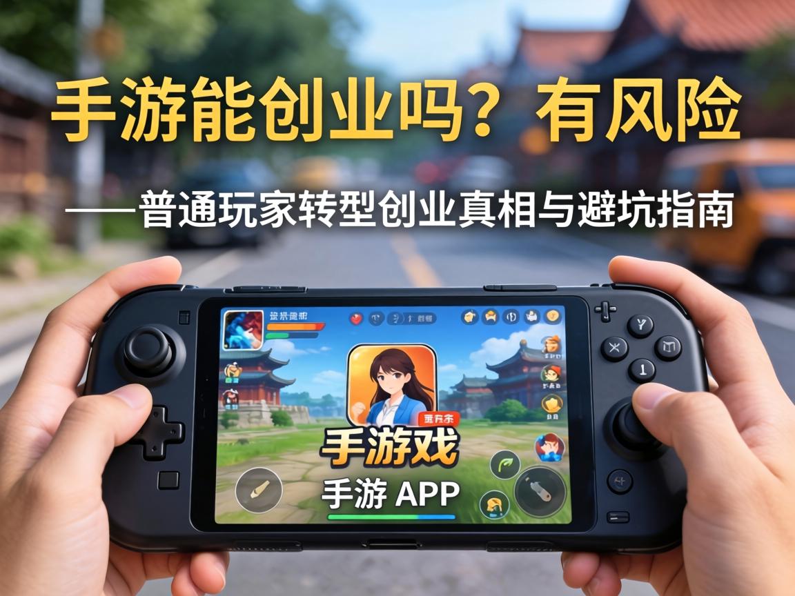 手游能创业吗？有风险吗？——普通玩家转型创业的真相与避坑指南