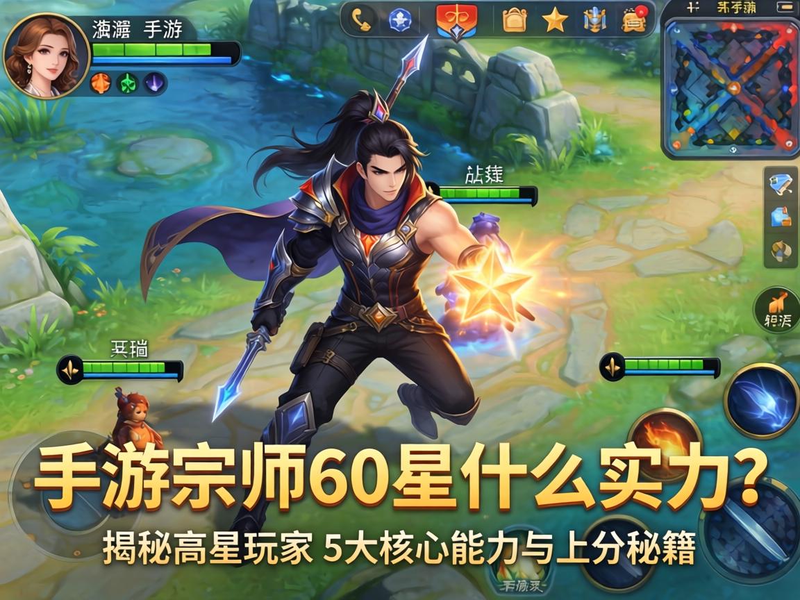 手游宗师60星什么实力？揭秘高星玩家的5大核心能力与上分秘籍