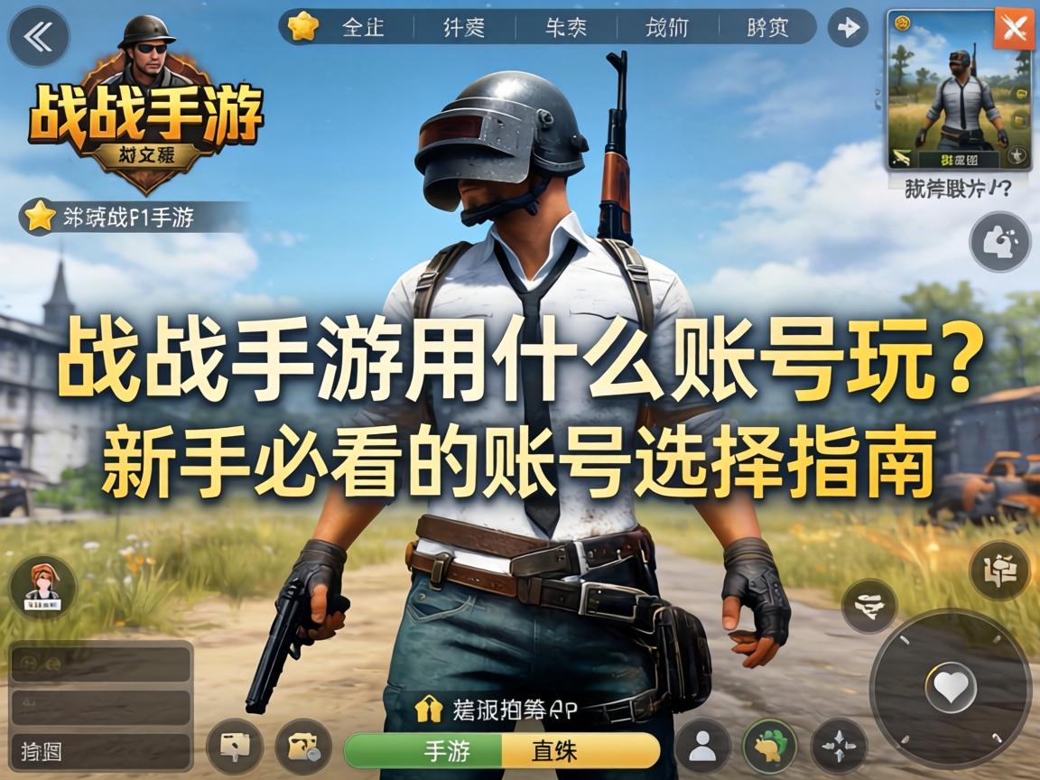 战区手游用什么账号玩？新手必看的账号选择指南
