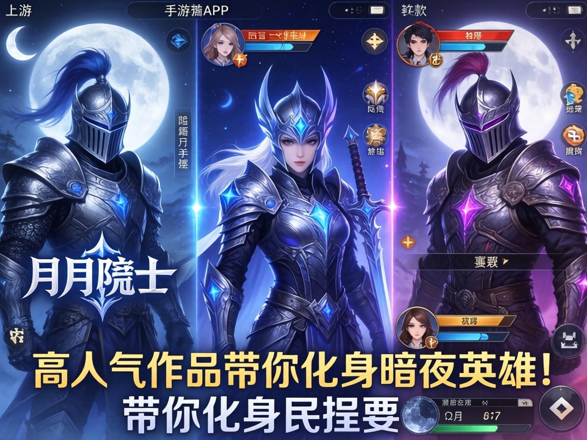 有月光骑士的手游吗？这三款高人气作品带你化身暗夜英雄！