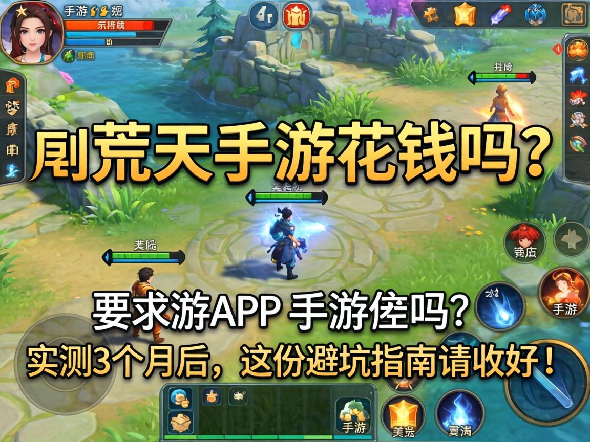 大荒天手游花钱吗？实测3个月后，这份避坑指南请收好！