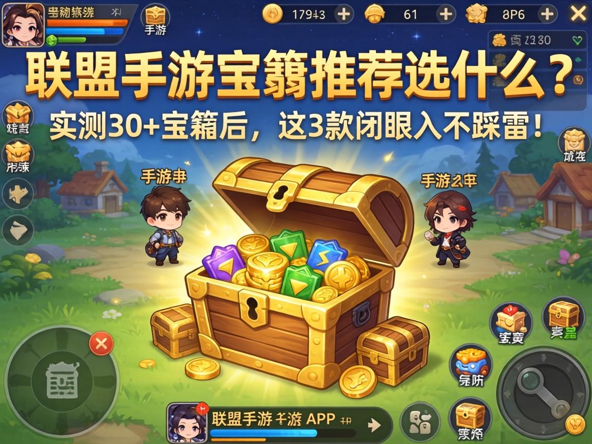 联盟手游宝箱推荐选什么？实测30+宝箱后，这3款闭眼入不踩雷！