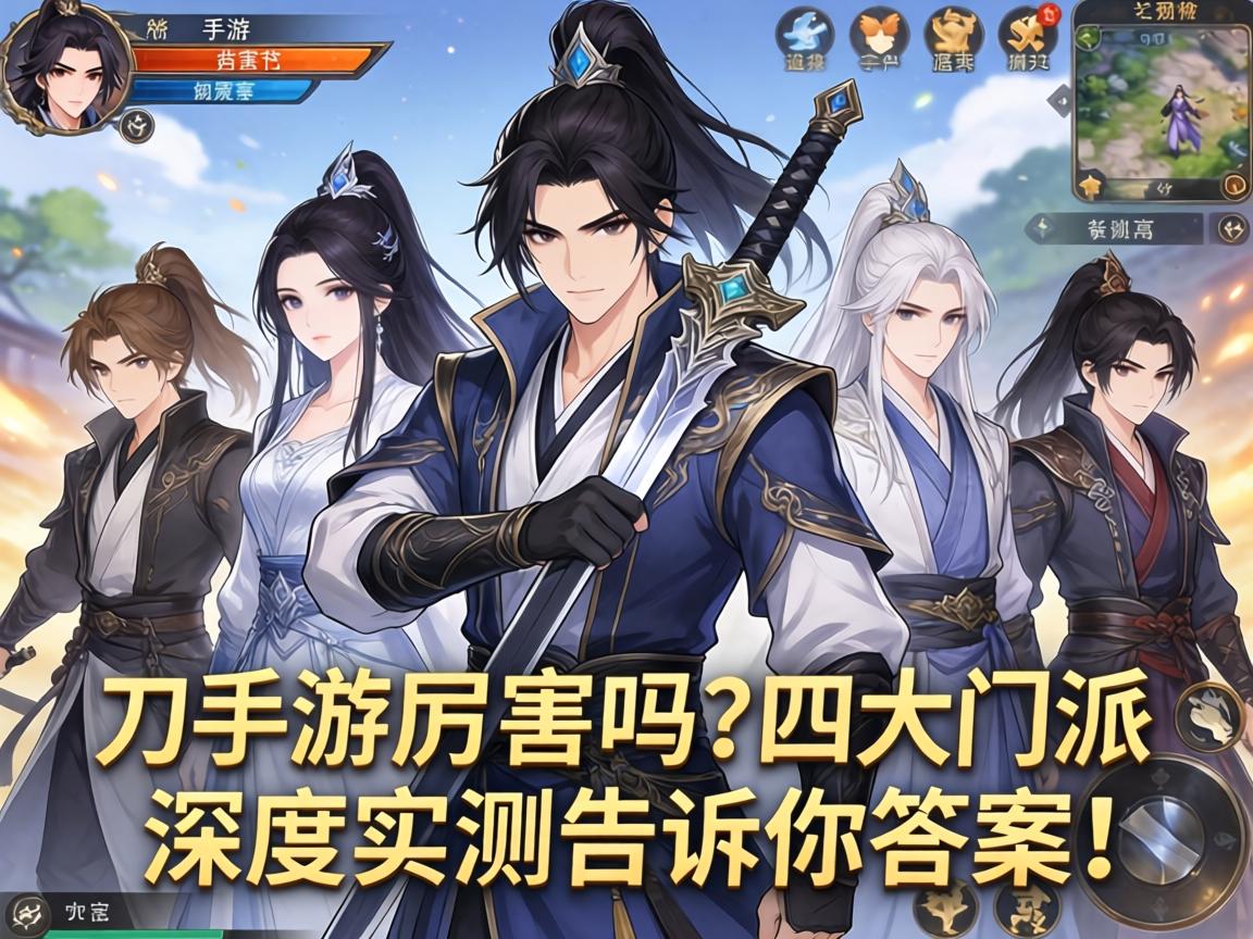 刀剑侠手游职业厉害吗？四大门派深度实测告诉你答案！