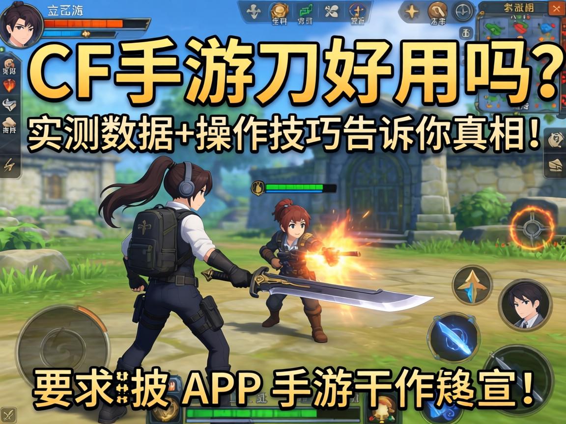 CF手游刀好用吗？实测数据+操作技巧告诉你真相！