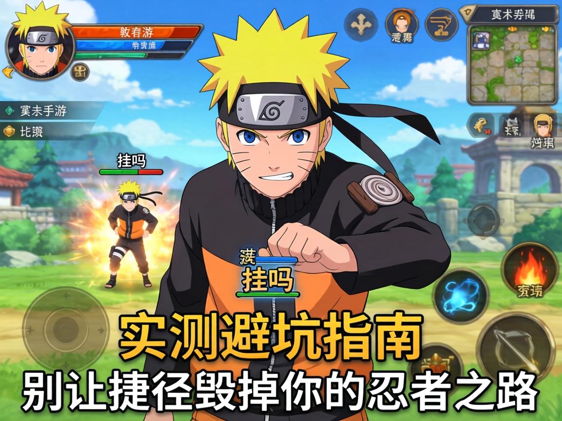 手游火影忍者有挂吗？实测避坑指南，别让捷径毁掉你的忍者之路