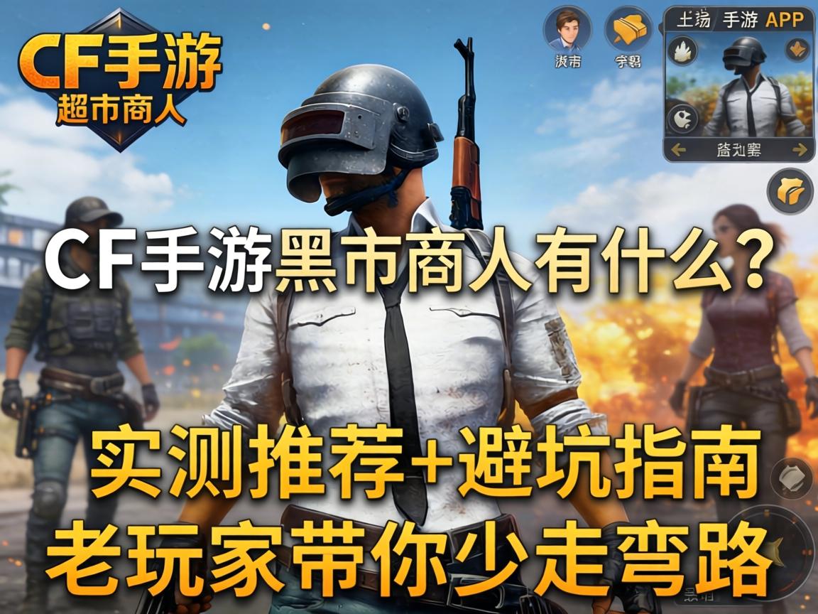 CF手游黑市商人有什么？实测推荐+避坑指南，老玩家带你少走弯路