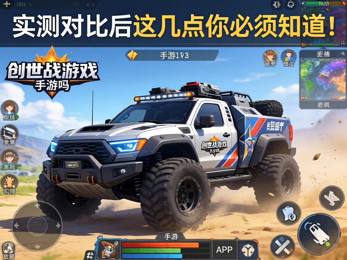 创世战车游戏是手游吗？实测对比后这几点你必须知道！