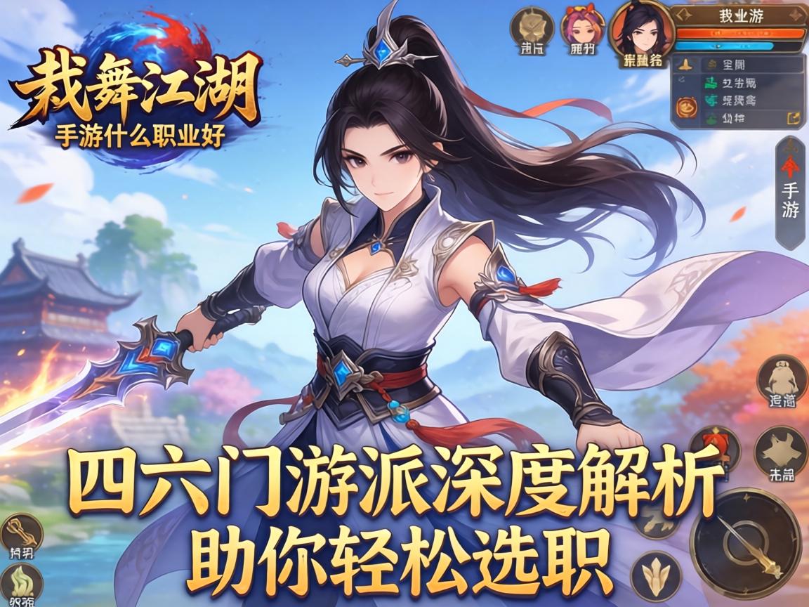 舞动江湖手游什么职业好？四大门派深度解析助你轻松选职
