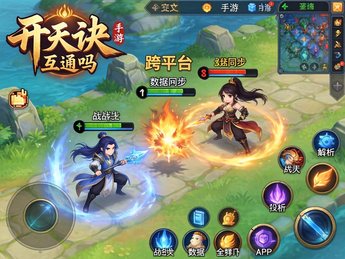 开天诀手游互通吗？跨平台对战、数据同步全解析