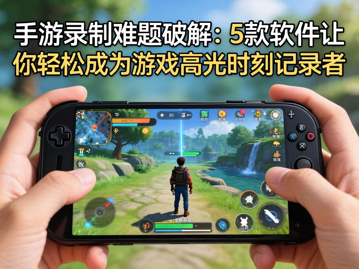 手游录制难题破解，这5款软件让你轻松成为游戏高光时刻记录者