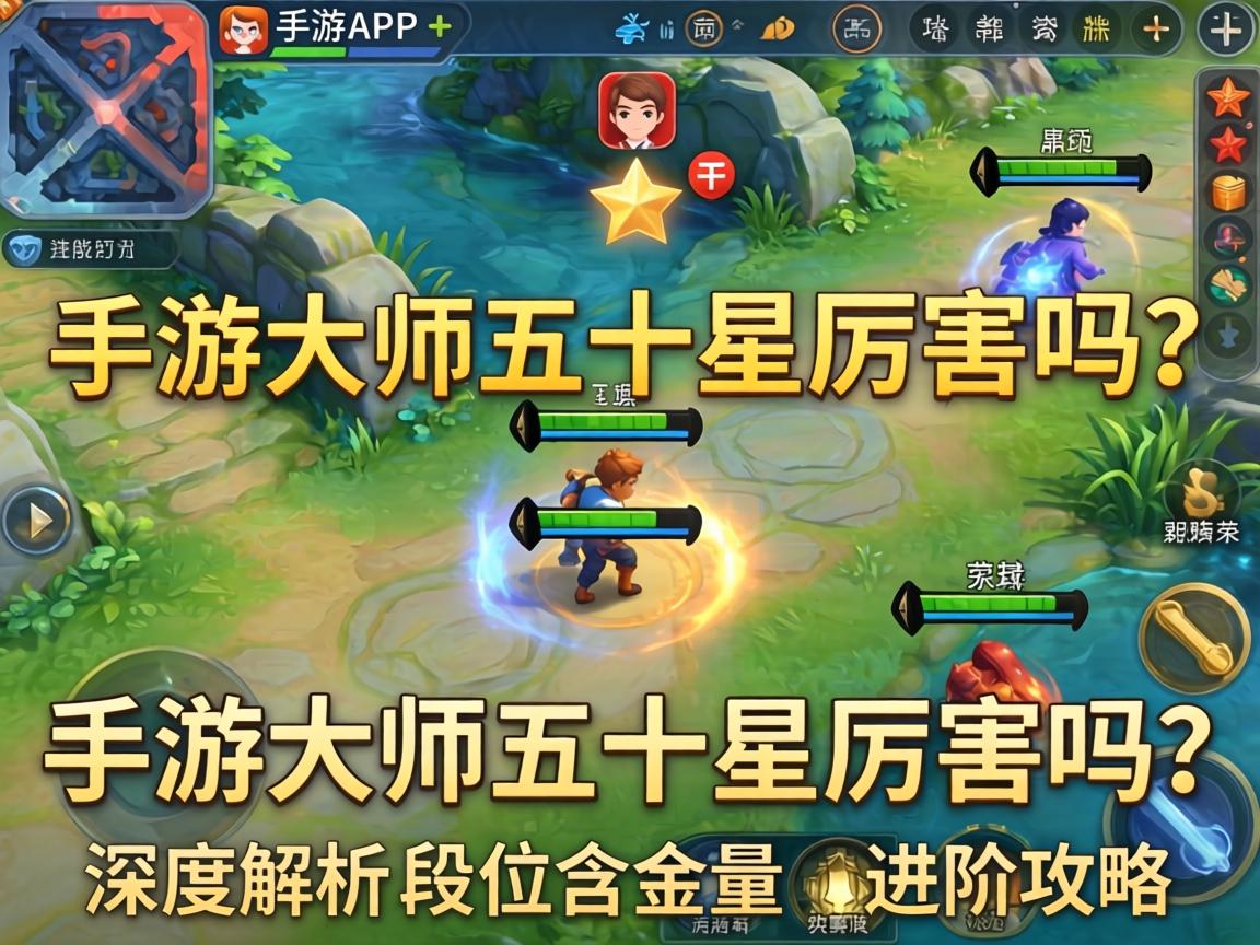 手游大师五十星厉害吗？深度解析段位含金量与进阶攻略