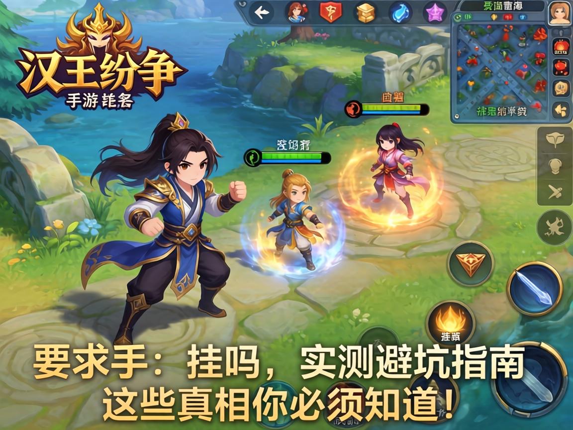 汉王纷争手游有挂吗？实测避坑指南，这些真相你必须知道！