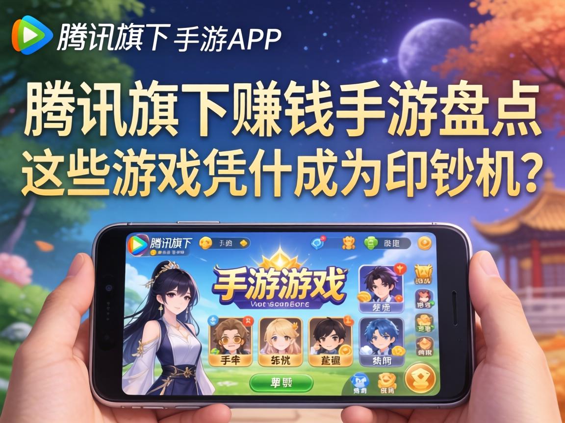 腾讯旗下最赚钱的手游盘点，这些游戏凭什么成为印钞机？