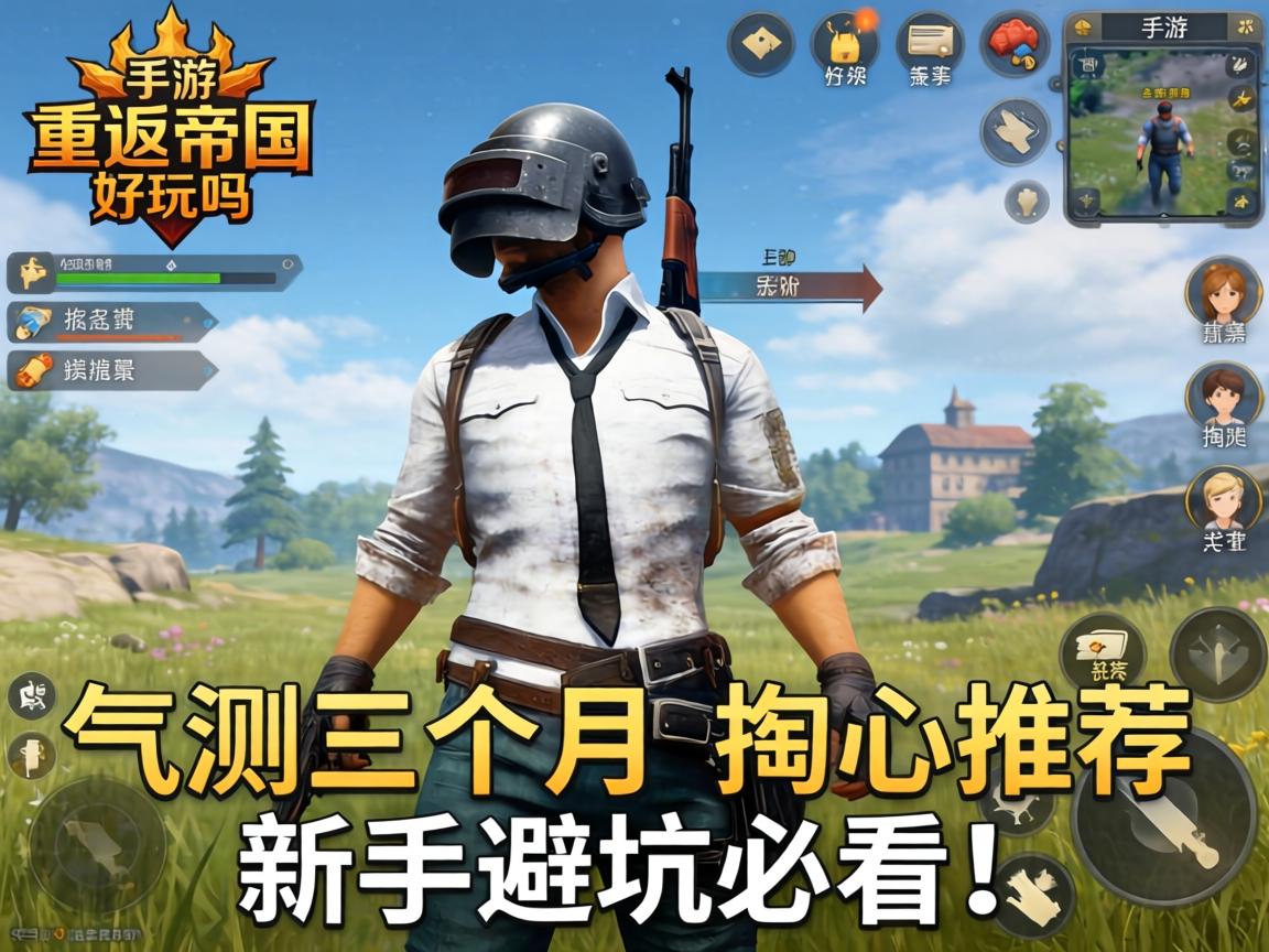 手游重返帝国好玩吗？实测三个月的掏心推荐，新手避坑必看！