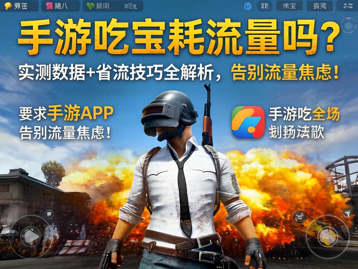 手游吃鸡耗流量吗？实测数据+省流技巧全解析，告别流量焦虑！