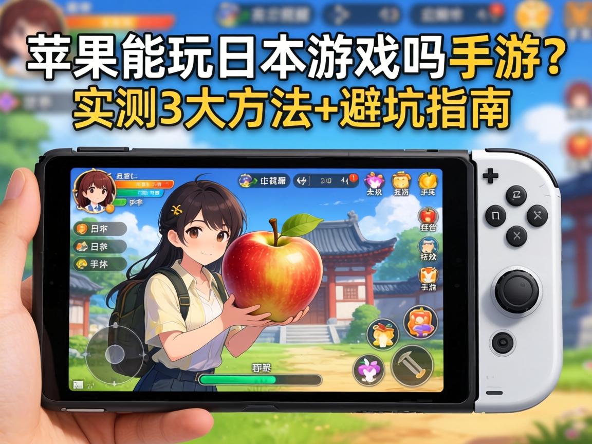 苹果能玩日本游戏吗手游？实测3大方法+避坑指南，轻松畅玩日服手游