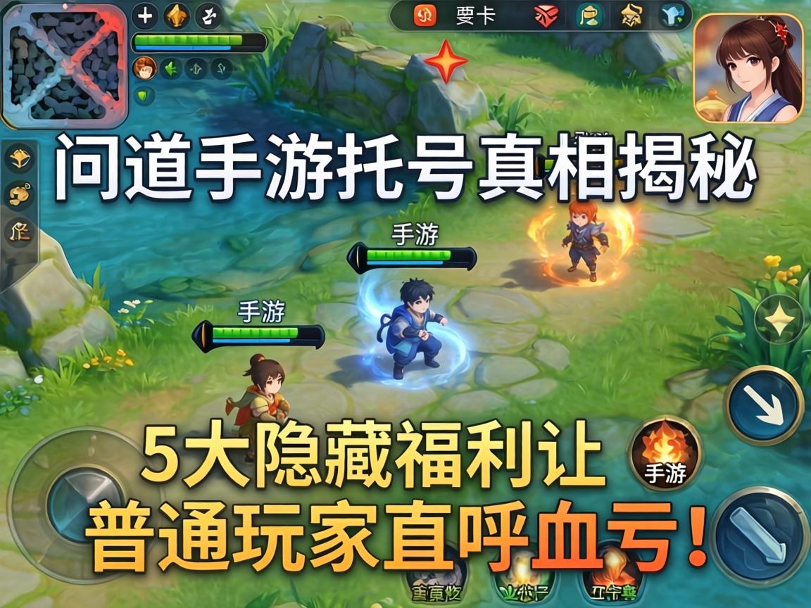 问道手游托号真相揭秘，这5大隐藏福利让普通玩家直呼血亏！