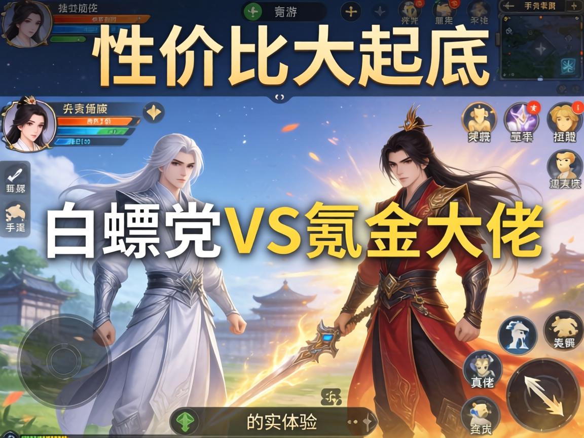 一、性价比大起底，白嫖党VS氪金大佬的真实体验