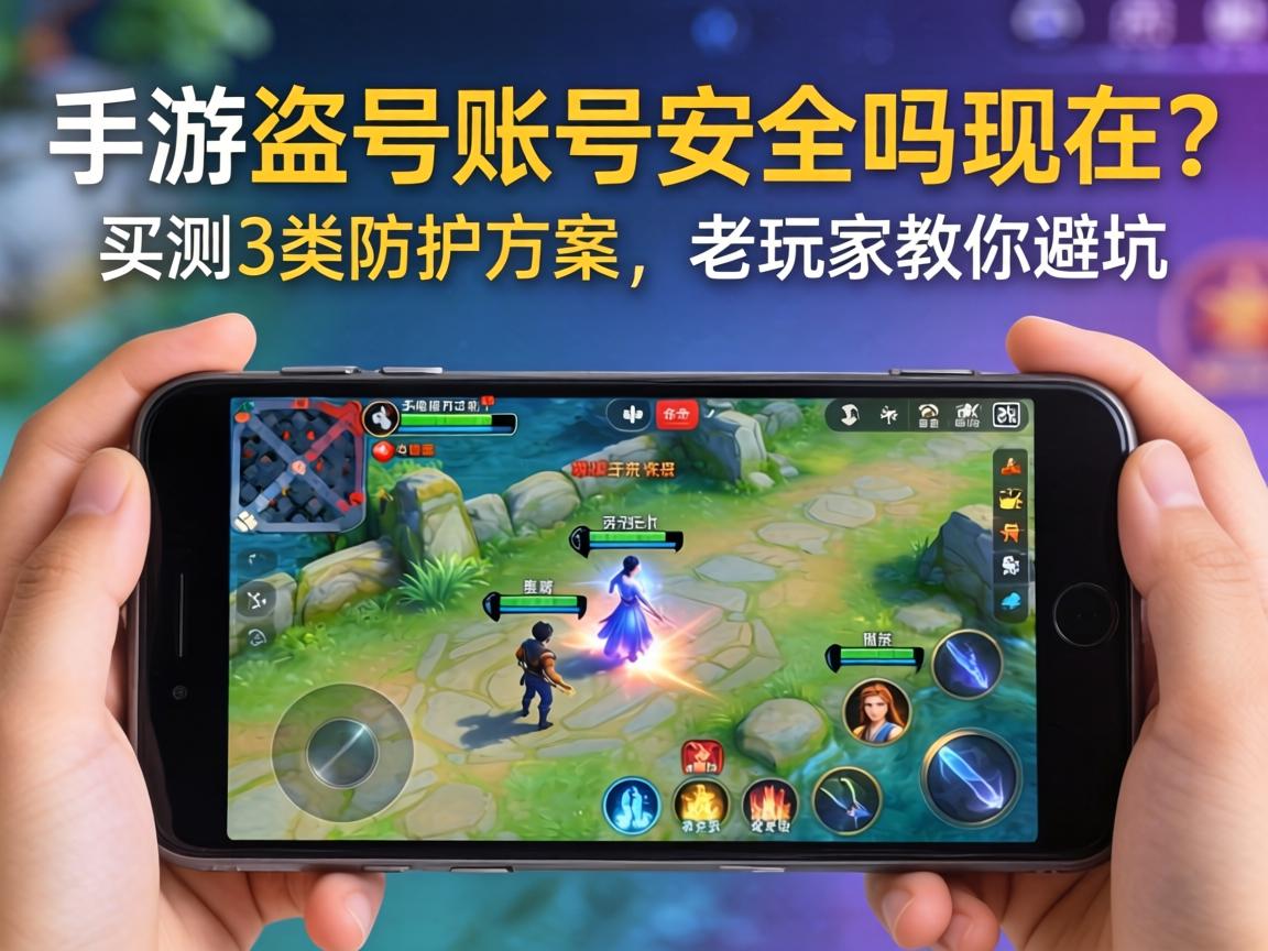 手游盗号账号安全吗现在？实测3类防护方案，老玩家教你避坑